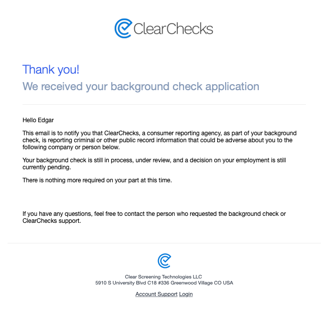 What is a 613 Contemporaneous Notice Letter? – ClearChecks